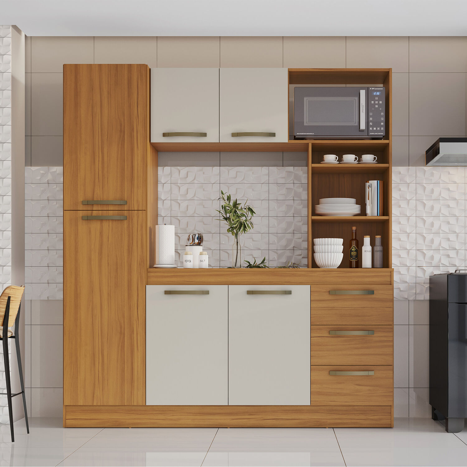 Mueble De Cocina Casaideal New Andalucia / 6 Puertas / 3 Cajones image number 1.0